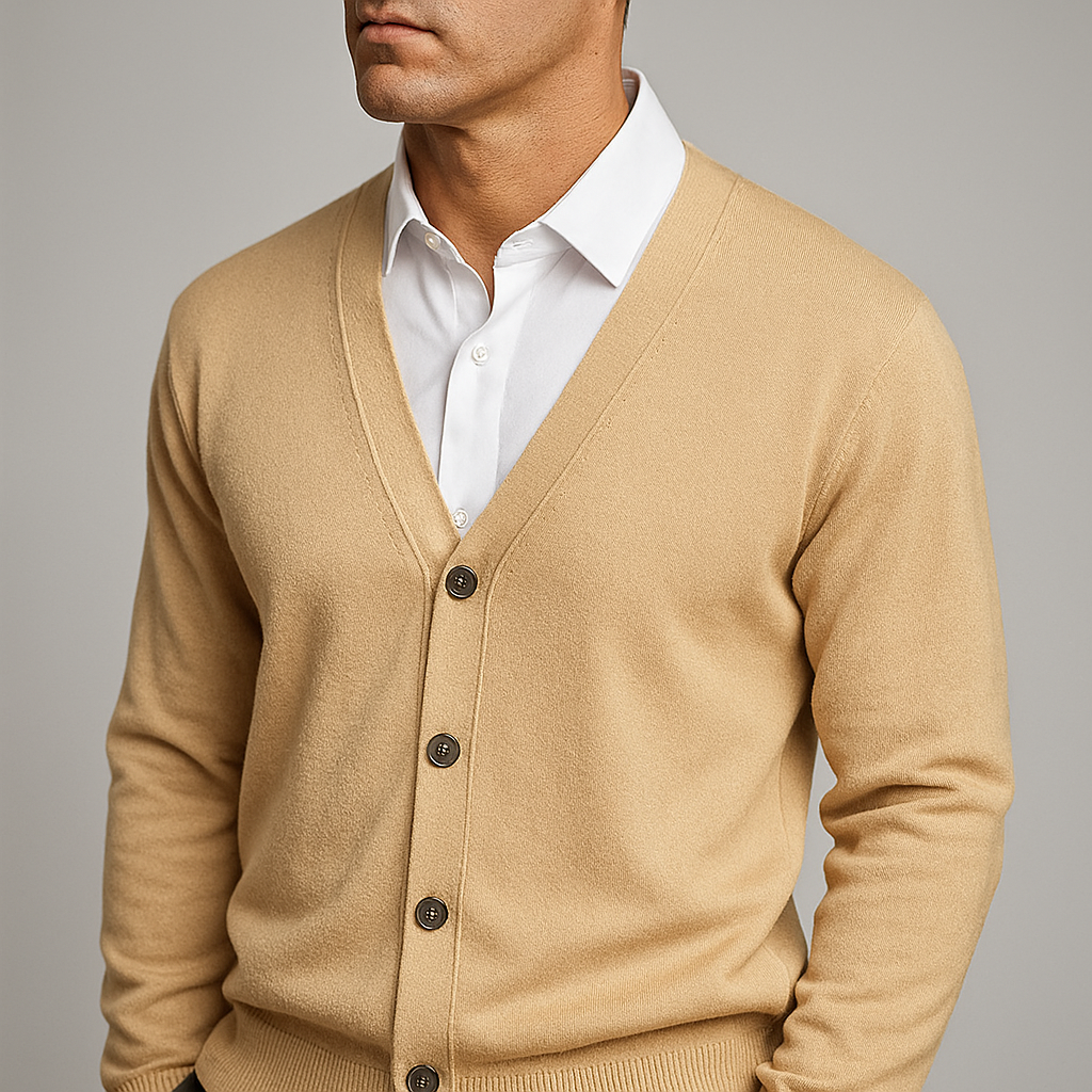 Cardigan stylé pour homme Col en V Tendance