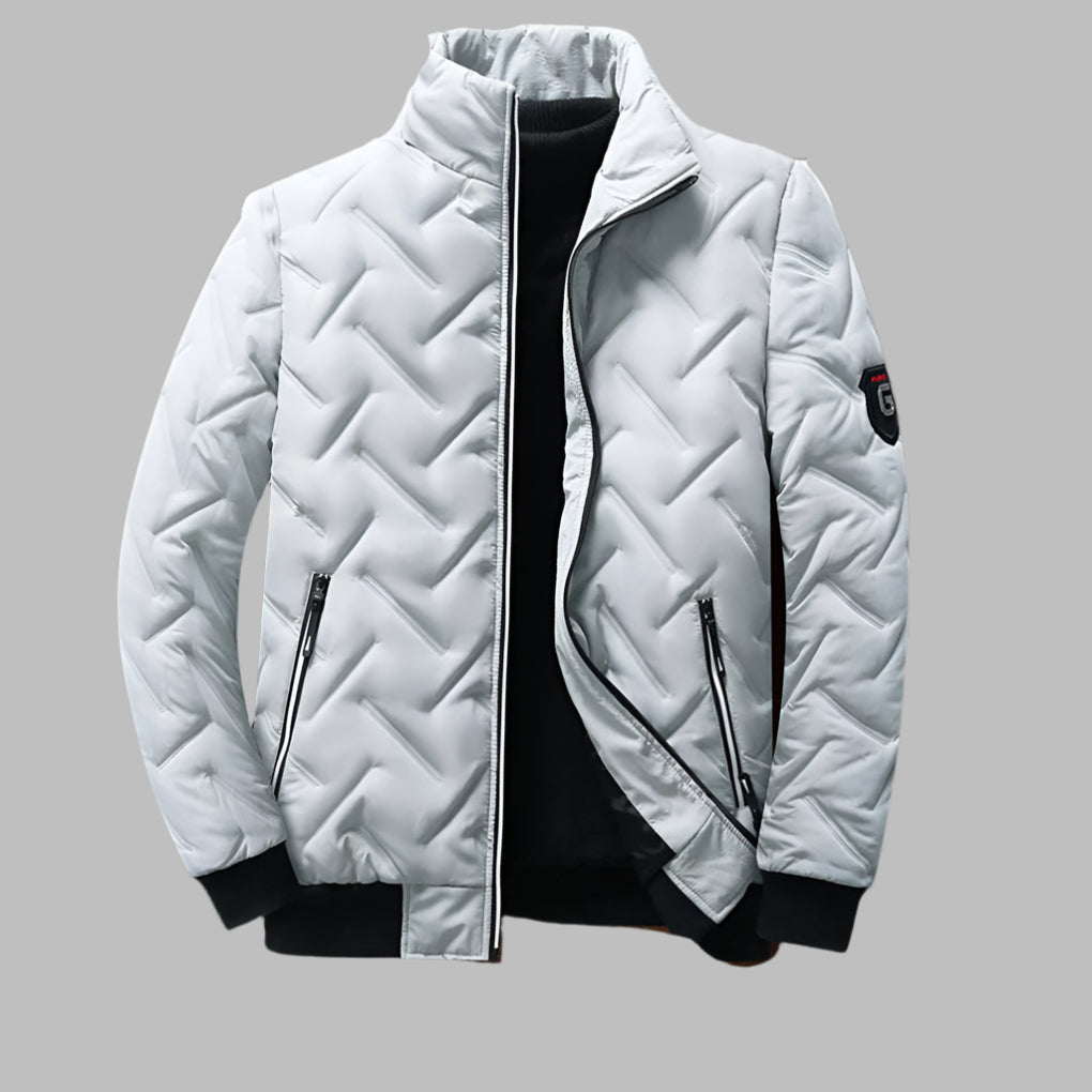 Coupe-vent zippé pratique pour homme