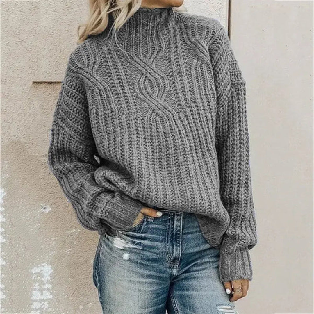 Pull en maille doux et confortable pour l'hiver