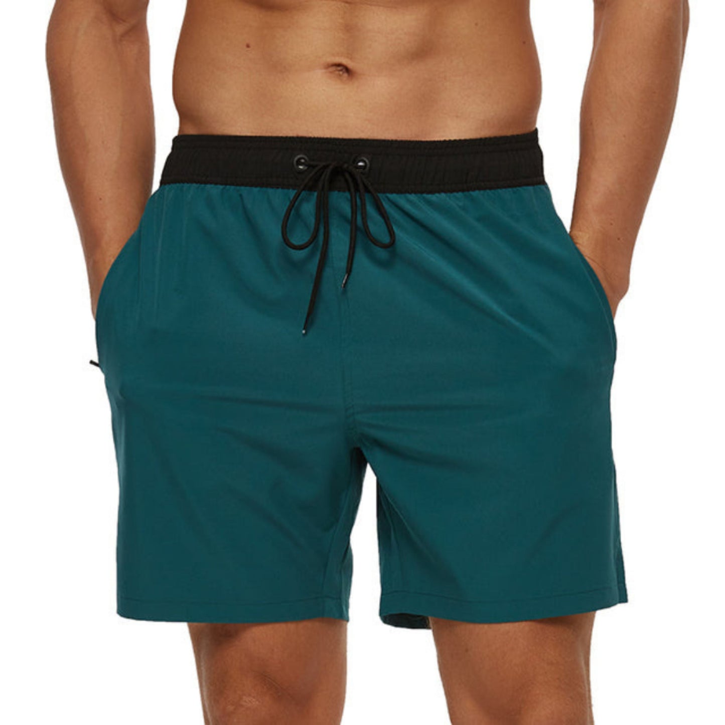 Short de sport élastique homme avec cordon de serrage