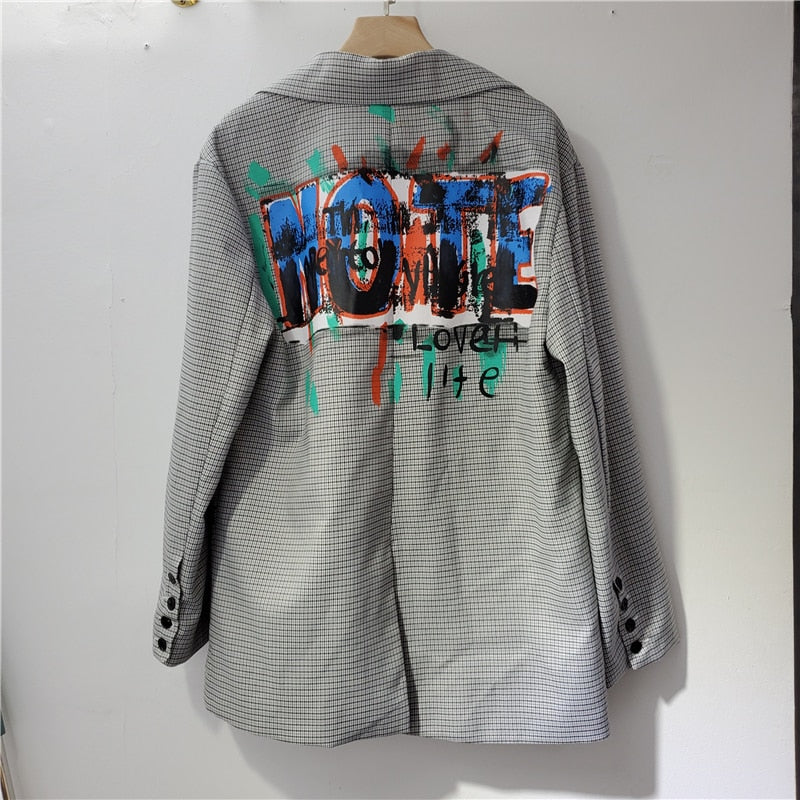 Übergrößene Damen Blazer Mode - IdealeKleiden