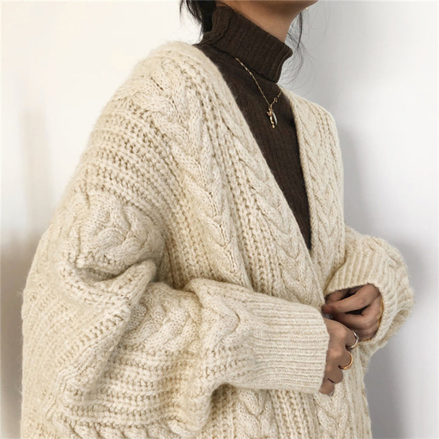 Cardigan douillet Confortable Chaud