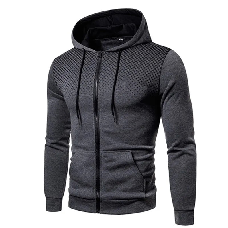 Sweat à capuche tendance à pois
