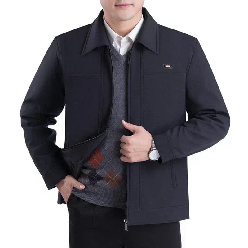 Hanse - Veste pour homme classique élégante col revers