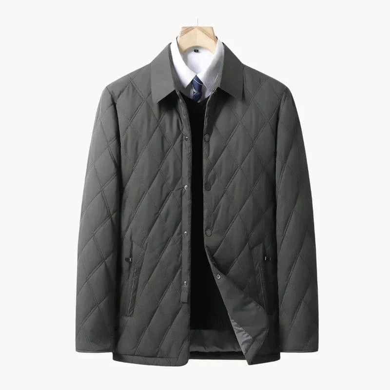 Leon - Blouson matelassé Glamour motif diamant