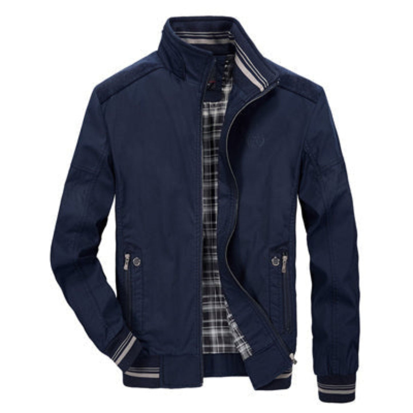 Blouson aviateur homme coupe-vent zippé sportif