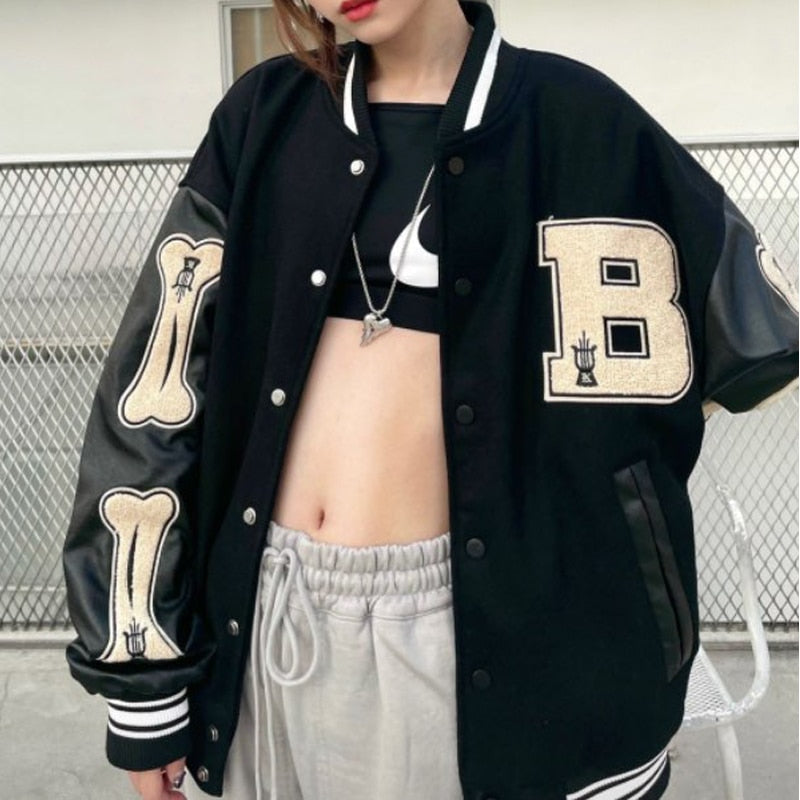 Veste d'hiver femme Sportive Élégante Bomber