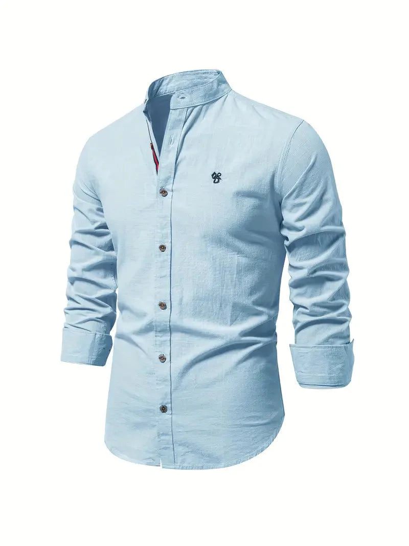 Chemise Homme Slim Fit Manches Longues Confort
