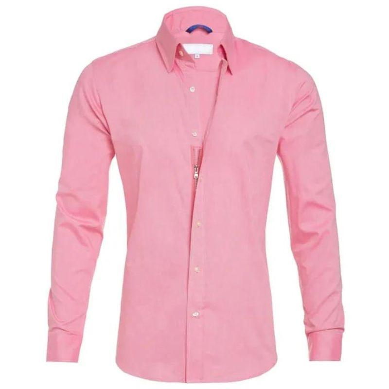 Chemise élégante pour homme, manches longues, infroissable