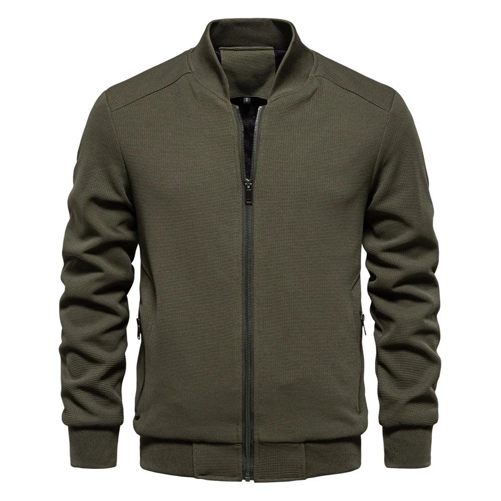 Blouson aviateur homme Fermeture éclair Poches Sportif