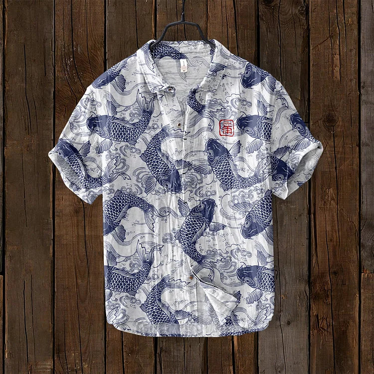 T-shirt à manches courtes imprimé pour homme