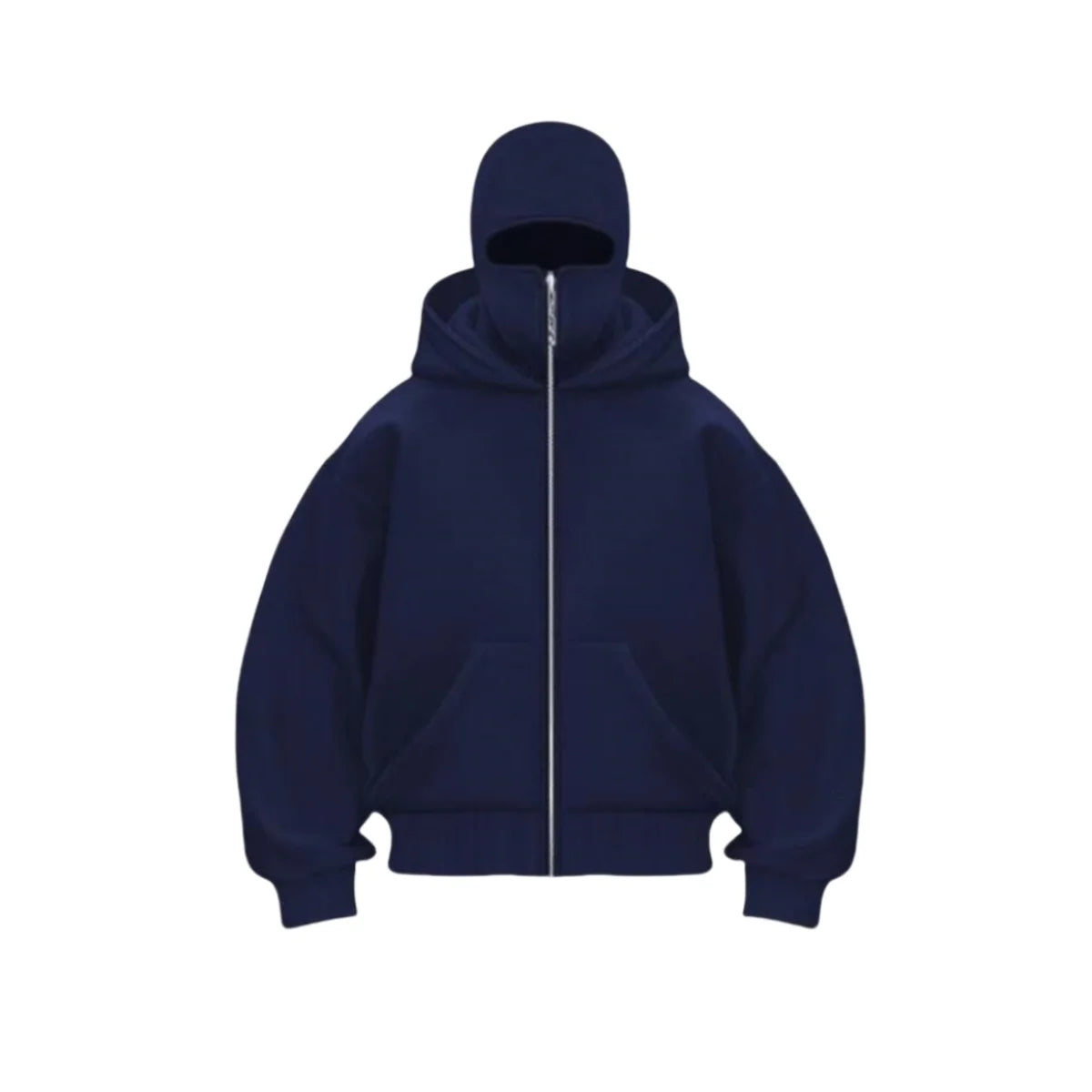 Veste d'hiver chaude avec masque facial et capuche