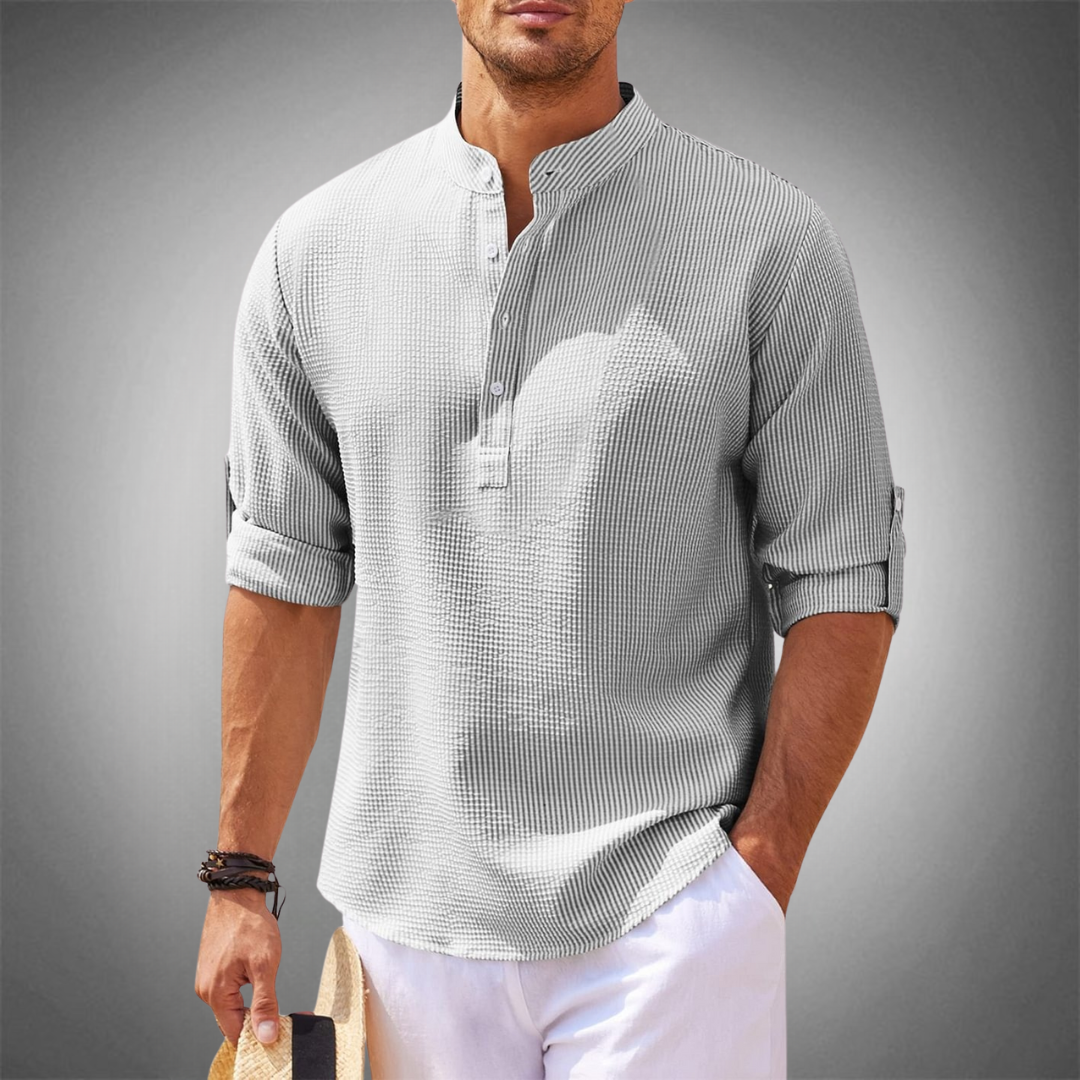 Chemise Homme Légère Confortable Manches Longues
