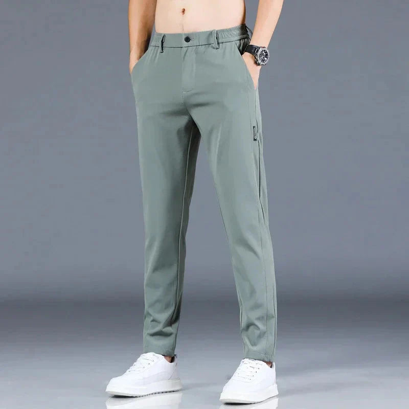 Pantalon décontracté homme élastique slim