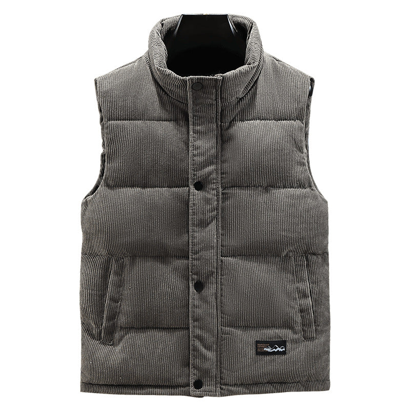 Bodywarmer matelassé sans manches pour homme