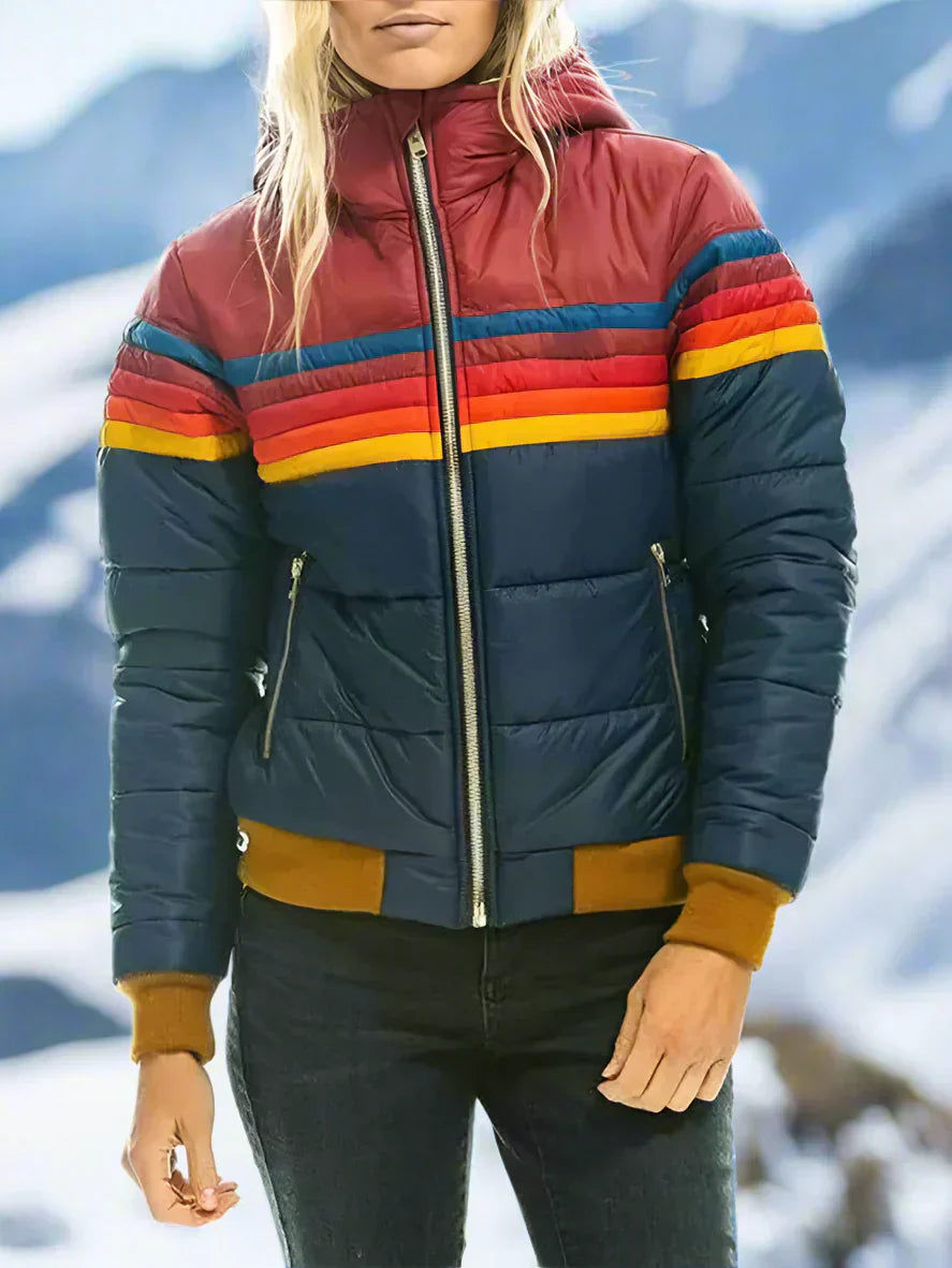 Manteau d'hiver en peluche chaud pour femme