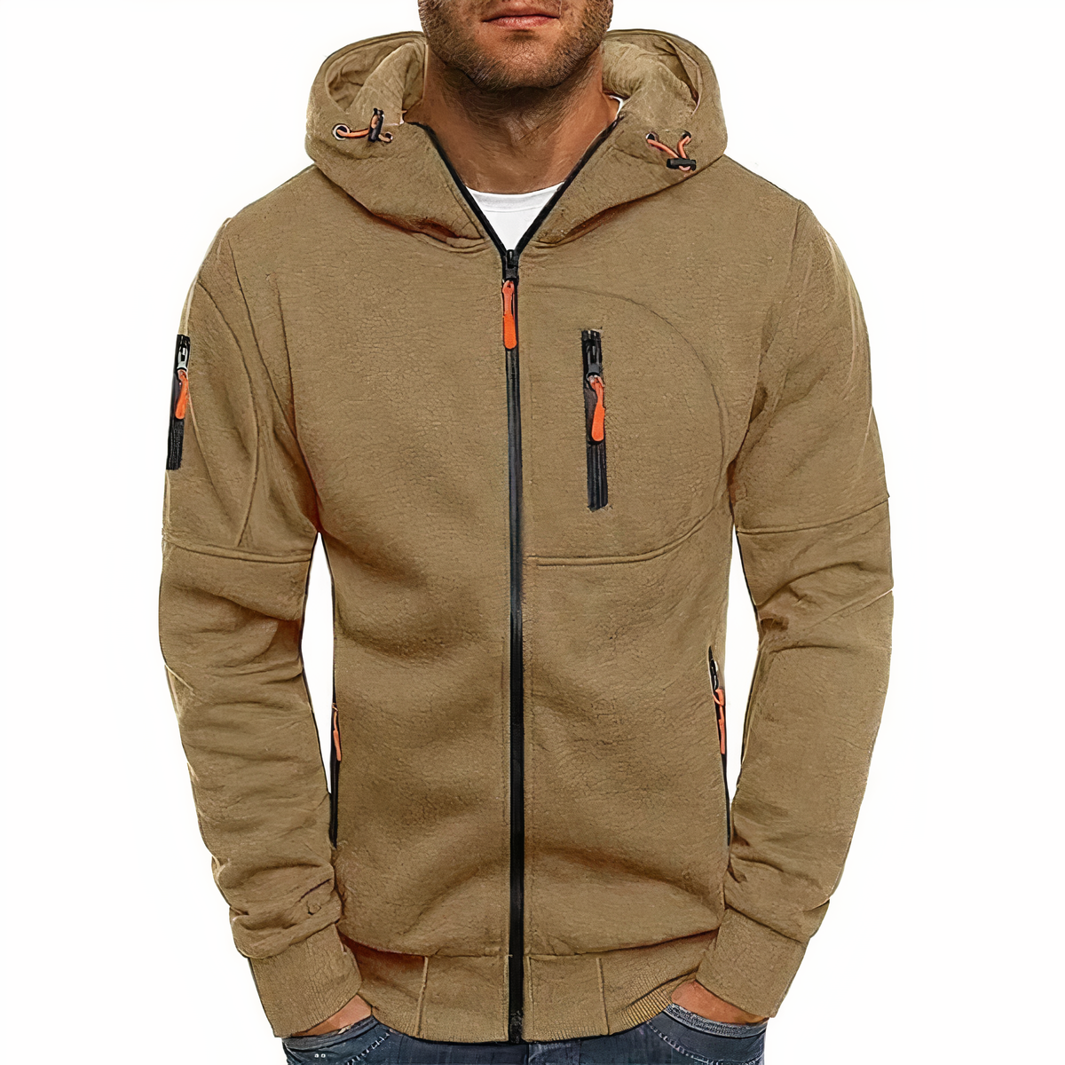 Hoodie classique pour hommes à manches longues
