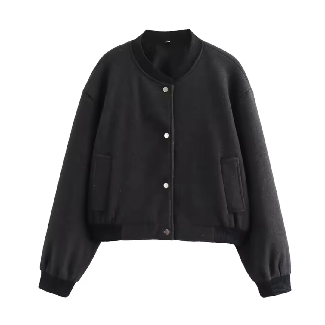 Veste femme tendance Col rond Coupe courte