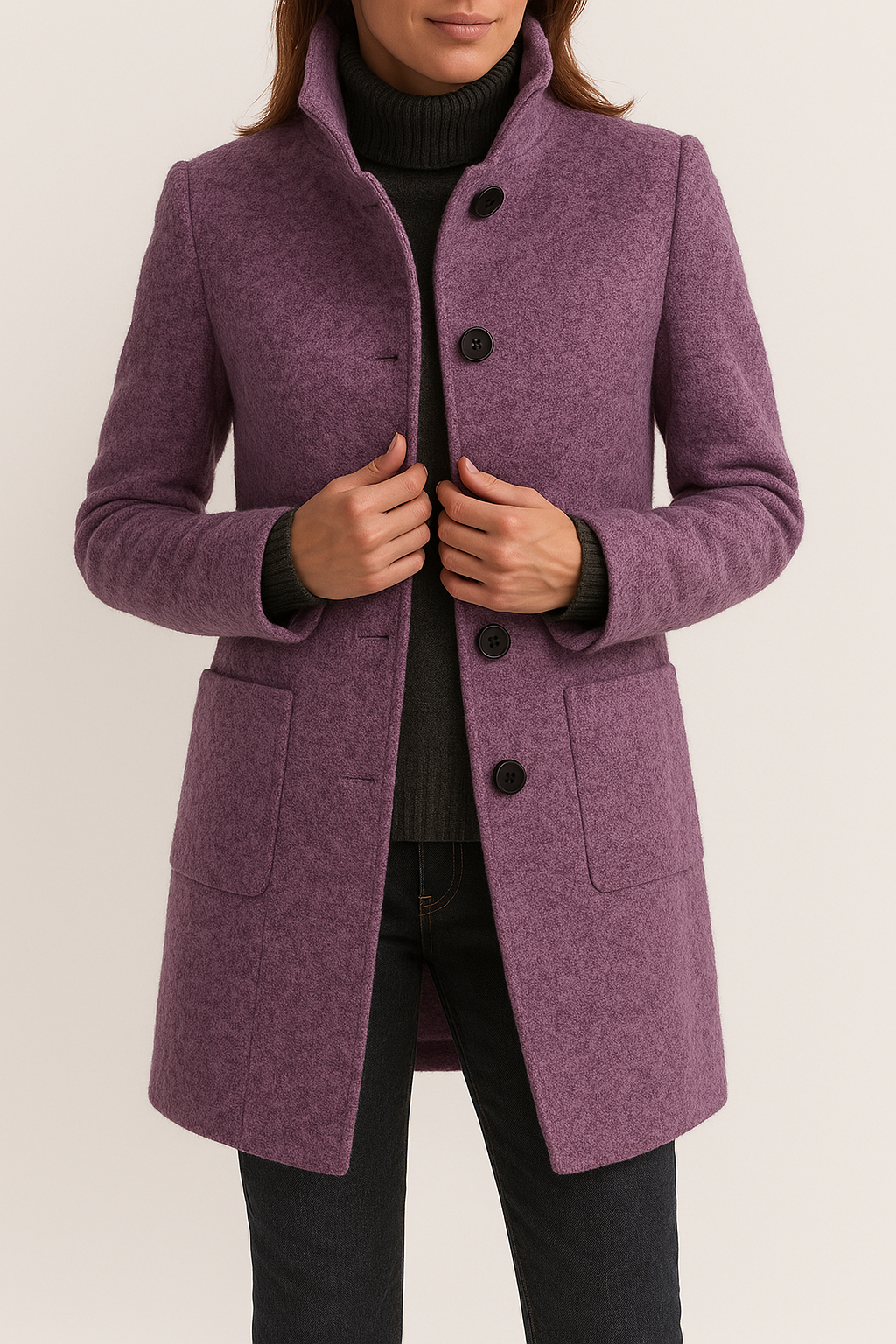 Manteau en laine stylé pour femme Isabella