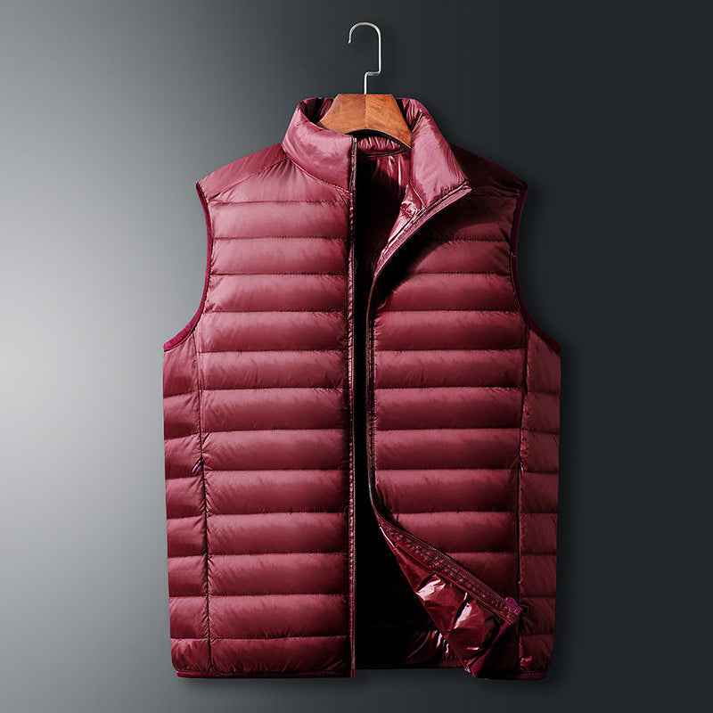 Gilet léger pour femme garni de duvet
