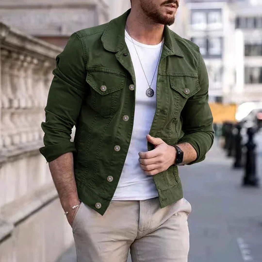 Veste en jean homme Slim Fit Boutons