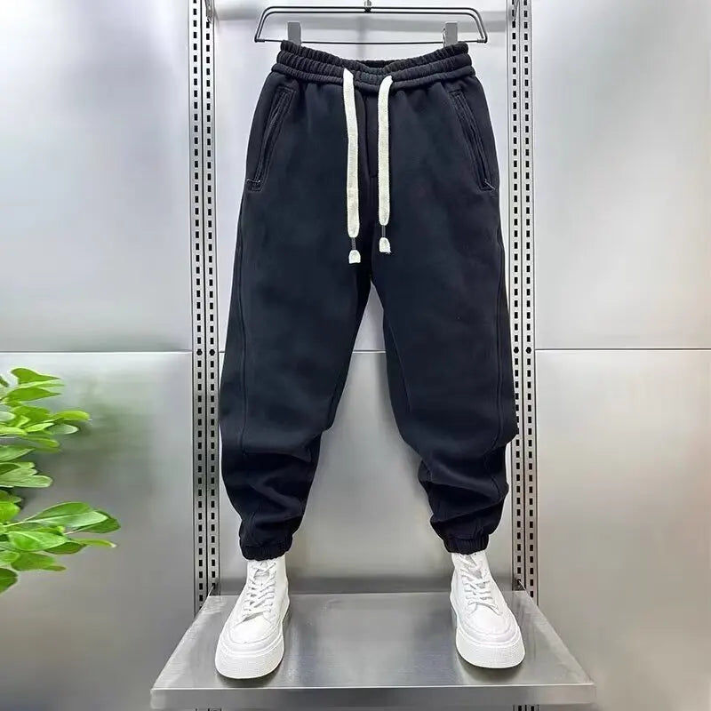 Pantalon de jogging élastique pour homme avec cordon de serrage