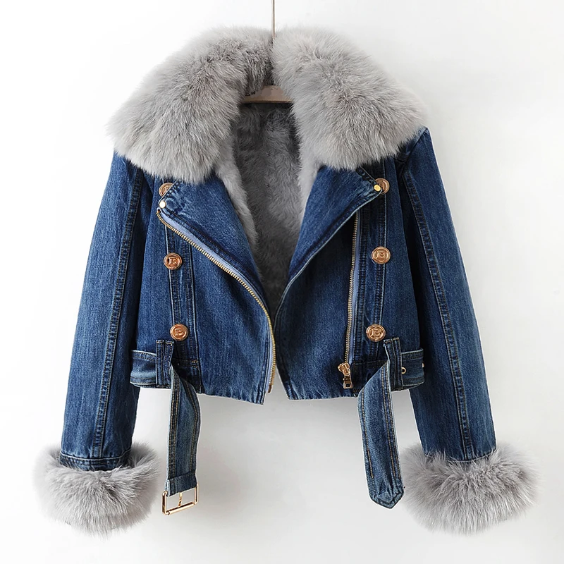 Veste en jean tendance style cool