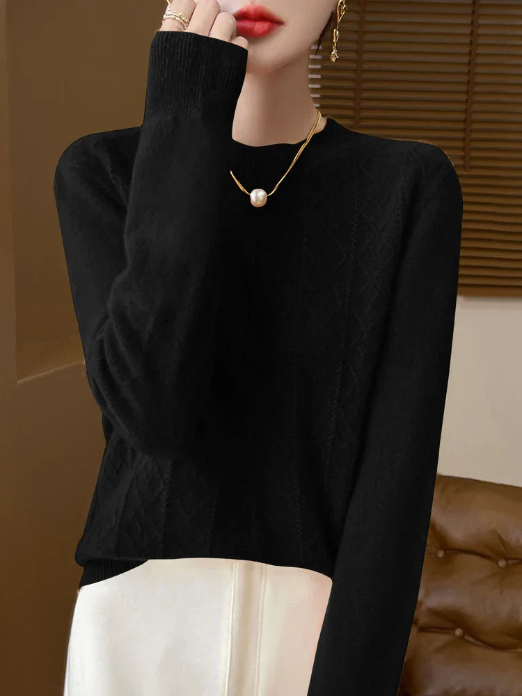 Pulls en laine mérinos douce pour femme