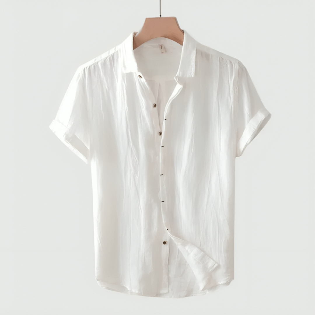 Chemise légère pour homme à manches courtes coupe décontractée
