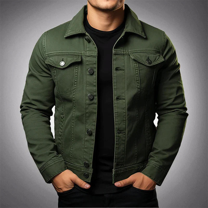 Veste en jean tendance pour homme Franke