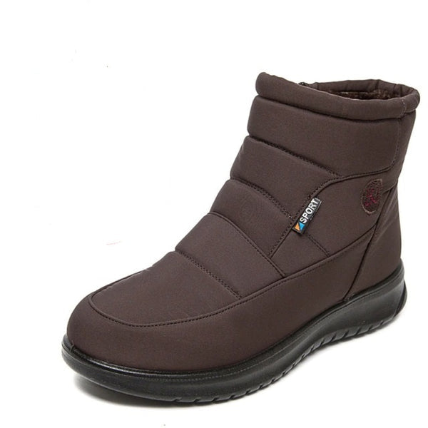 Bottes d'hiver imperméables et chaudes pour femme
