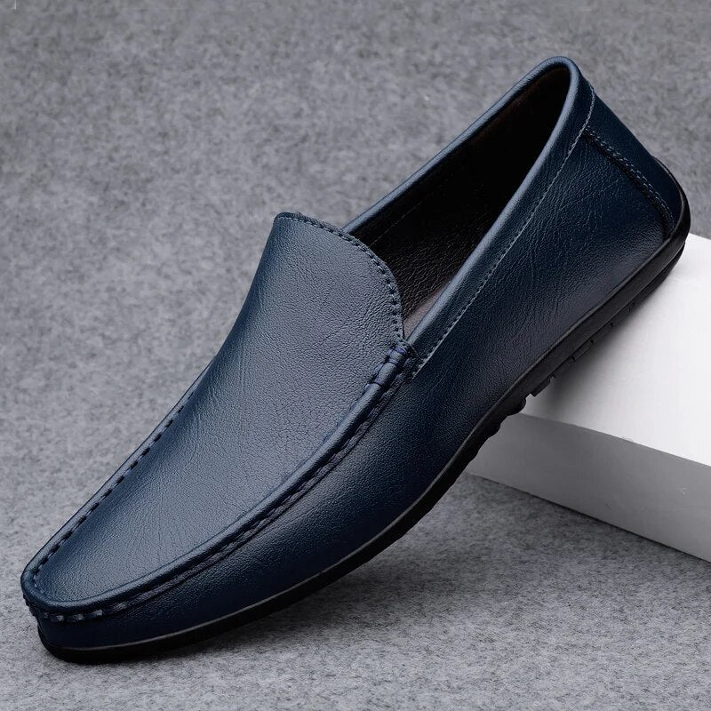 Mocassins en cuir confortables pour hommes