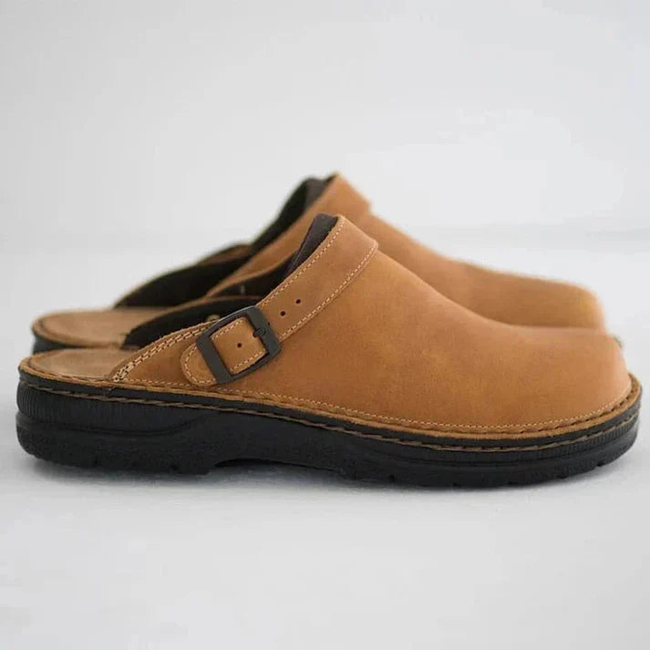 Sandales orthopédiques en cuir pour hommes