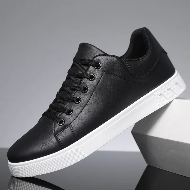 Baskets en cuir pour homme Décontractées à lacets