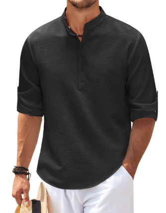 Chemise légère en coton pour homme Modern