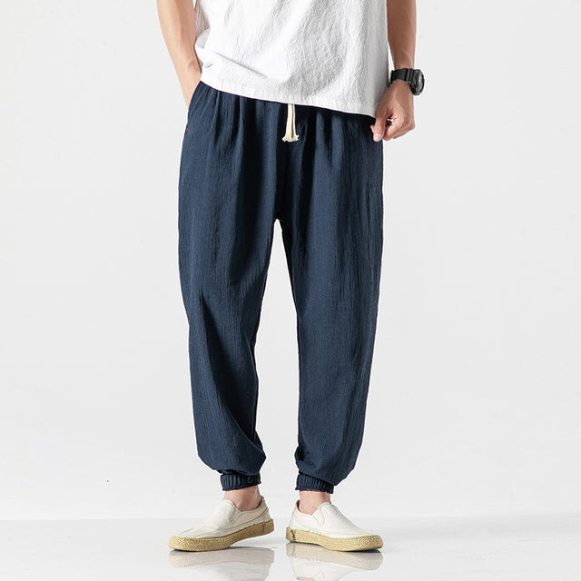 Pantalon de jogging homme confortable en coton léger