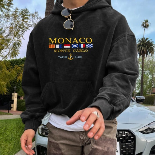 Sweat à capuche élégant pour homme Design de luxe Coton