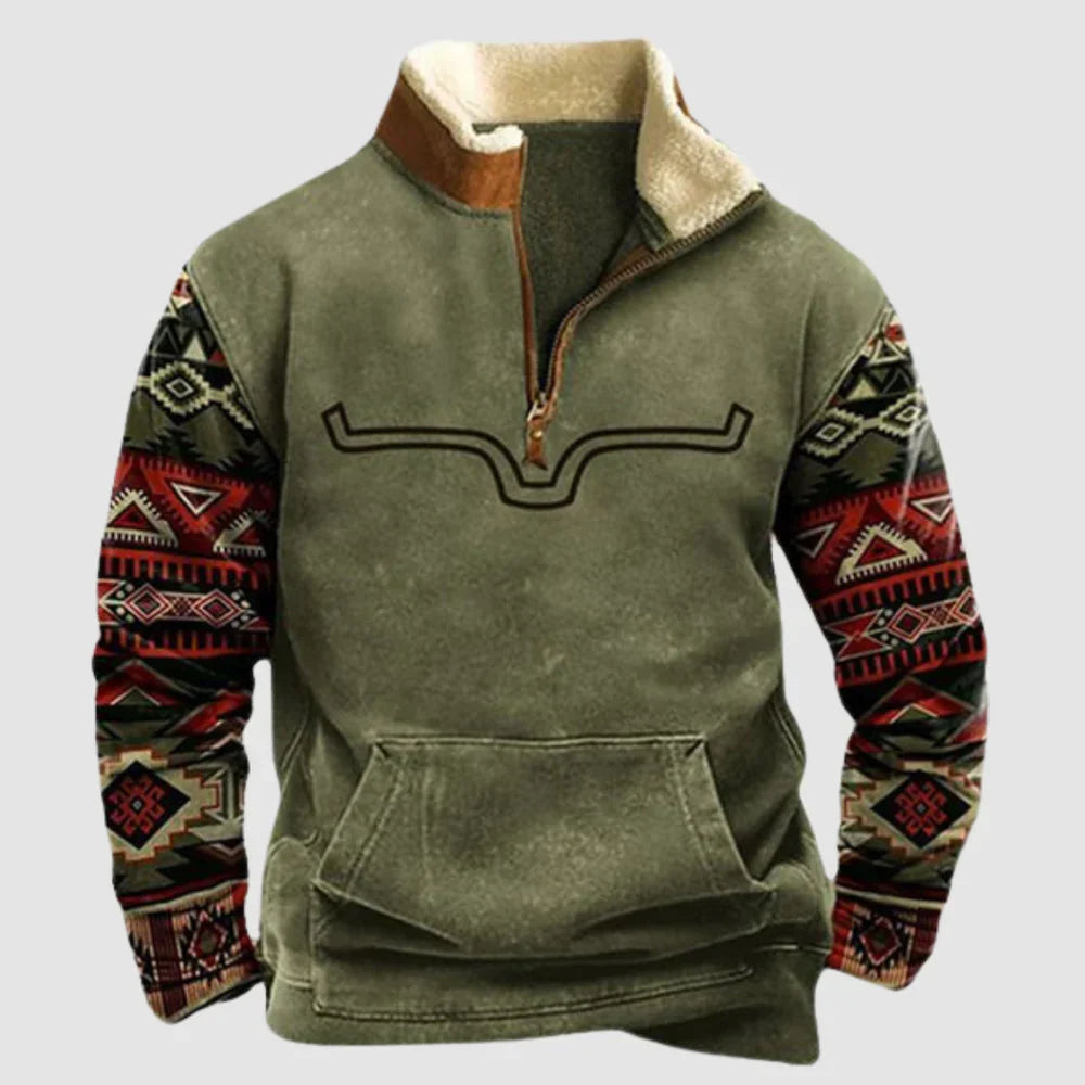 Pull pour homme style polaire vintage