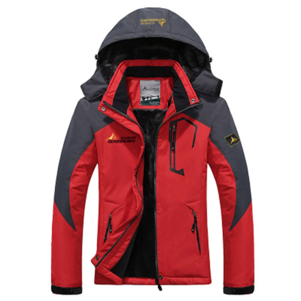 Parka d'hiver homme zippé poches chaud