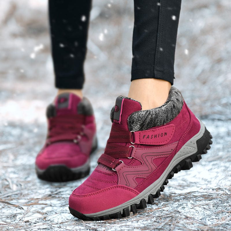 Chaussures de sport confortables pour femme, coupe mi-montante, pour la course