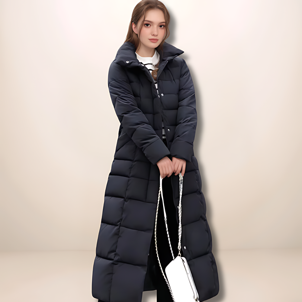 Manteau d'hiver élégant blanc