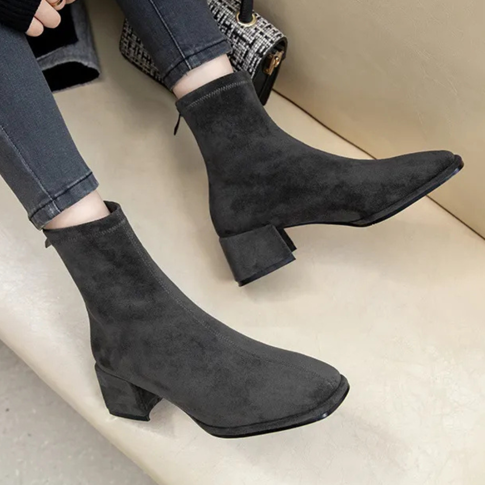 Bottines confortables Design robuste et chic