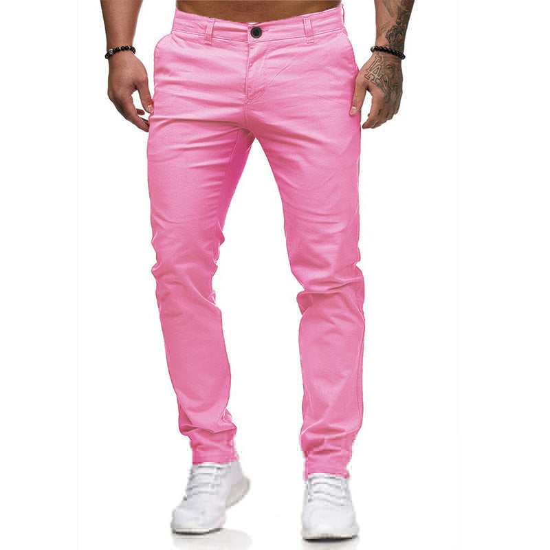 Pantalon Chino Homme Slim Fit Élégant Confortable