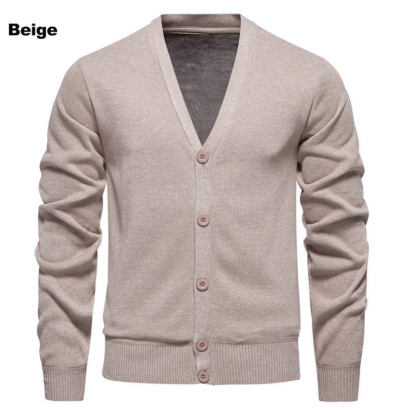 Gilet homme col V confortable boutons