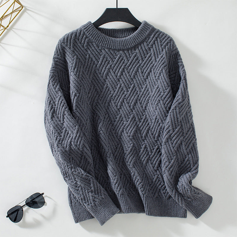 Pull doux de couleur unie pour femme