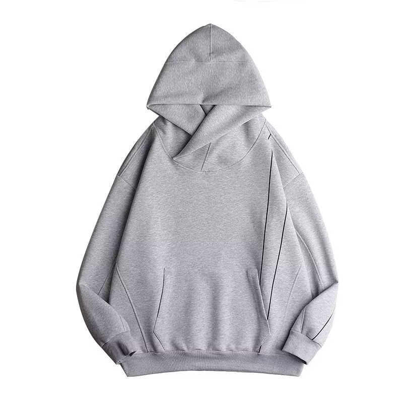 Sweat-shirt à capuche pour homme, moderne, col montant, pratique