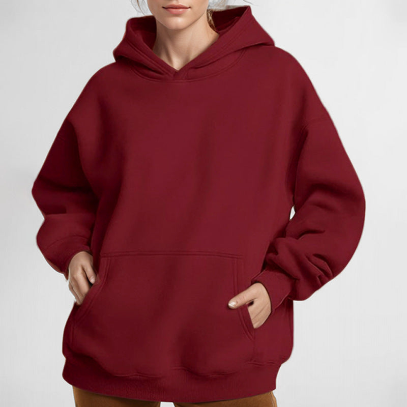 Robe pull à capuche tendance pour femme