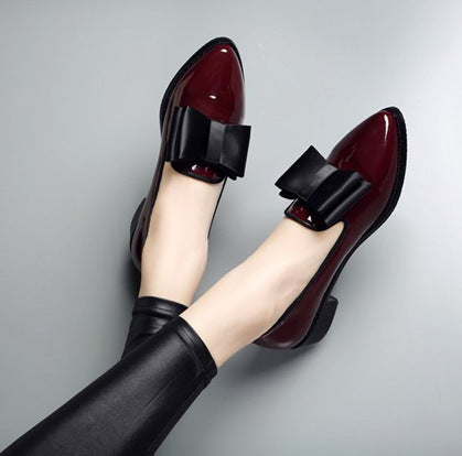 Ballerines élégantes pour femme avec nœud