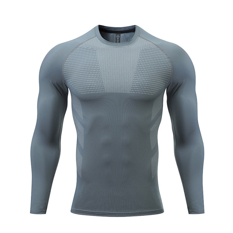 T-shirt de sport à manches longues coupe confort pour homme