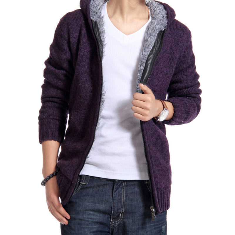 Cardigan homme doux et confortable avec doublure